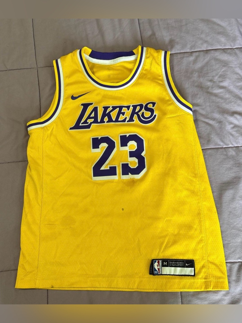 Kid's Lebron James Lakers Jersey Size M